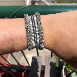 NEW Lucky Brand boho silver style bracelet
